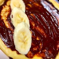 🍫 Chocolate 🍌 Banana Crêpes.... roll and ....roll